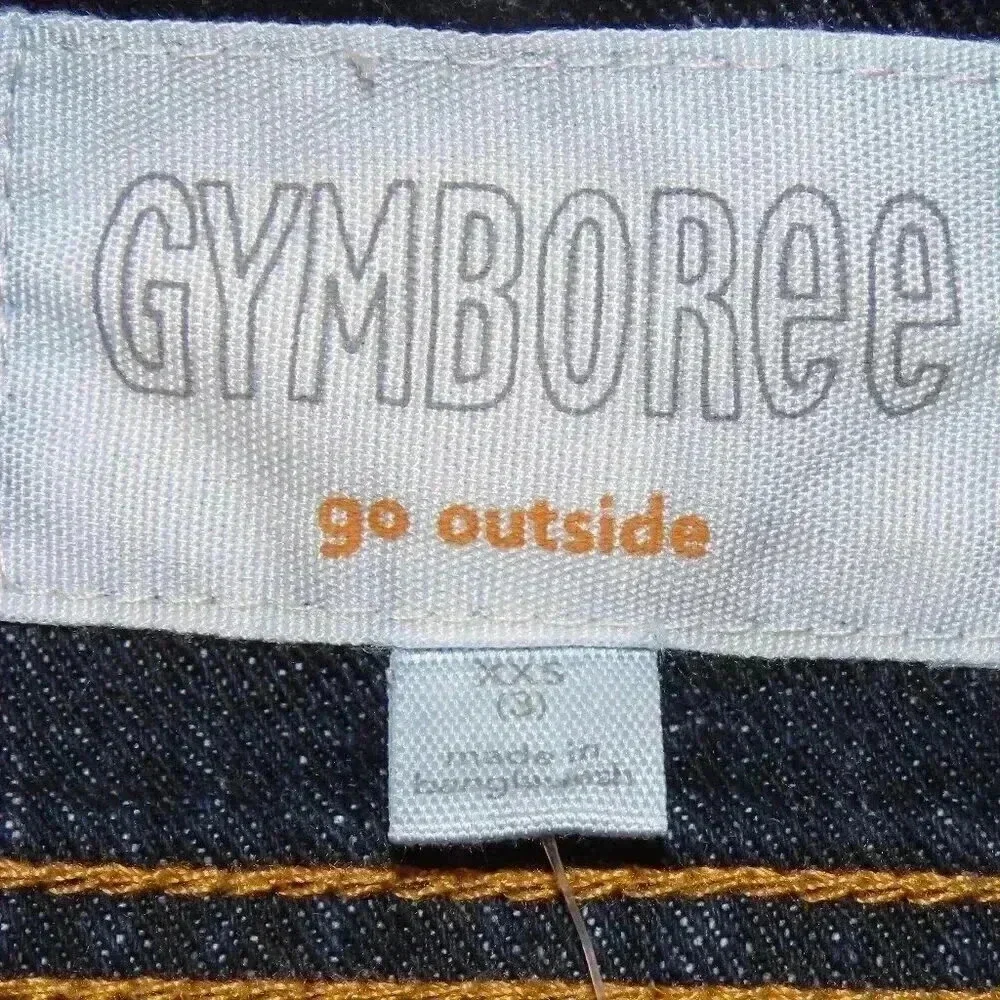 Gymboree Toddler Denim Jean Jacket Size 3 XXS NWT